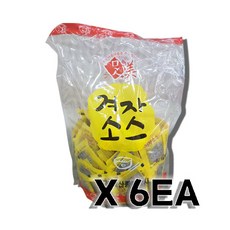 태산 맛미 겨자소스 (3gX200ea)X6개 무배 미니겨자 배달 포장 일회용, 3g, 6개