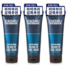 다슈 데일리 볼륨 업 컬 크림, 3개입, 150ml