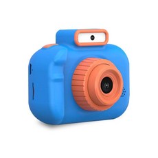 폴라로이드카메라 4000w 전면 후면 듀얼 렌즈 디지털 카메라 미니 비디오 사진 Slr 만화 장난감 생일 선물, 01 Blue