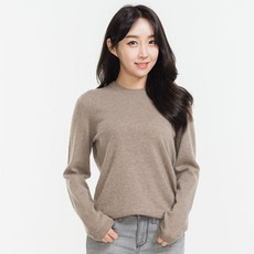 GOBI 고비 캐시미어 오가닉 크루넥 니트 몽골캐시미어100% 가을 트렌디 코디