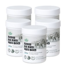 프리미엄 초유 프로틴 단백질 콜라겐 분말 210g, 초유프로틴콜라겐 210g-5개