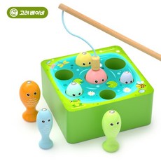 고려베이비 낚시놀이 자석 원목 블럭 교구 당근뽑기 아기 장난감