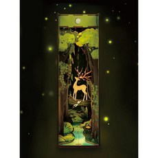  북눅 북눅DIY 지브리북눅 diy북엔드 북눅북엔드미니어처 DIY 북눅북엔드, 청두 불꽃 유도 북 스탠드 