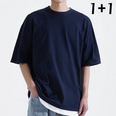 헬스오버핏반팔 1+1 오버핏 반팔 빅사이즈 (M-5XL) 무지 20수 티셔츠