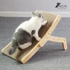 아이치 반려묘 고양이 수직 원목 스크래쳐 스탠딩형, 스크래쳐 스탠딩형 AI-CWA03, 선택안함