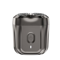 ENCHEN 포켓 전기 면도기 미니 6 세척 가능한 더블 블레이드 휴대용 USB 충전식 이발 트리머, 한개옵션1, 02 1pcs