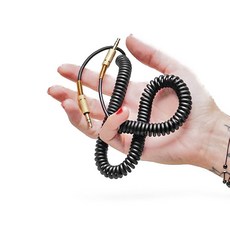 [Marshall] 마샬 AUX 케이블 3.5mm 벌크포장 정품, 블랙, AUX Cable