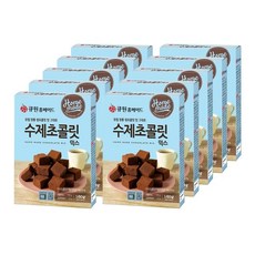 큐원 (박스특가/10개입) 큐원 수제초콜릿믹스 한박스 (전자레인지용), 1개, 160g