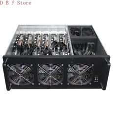 컴퓨터 서버 섀시 6GPU 서버 케이스 마더보드가 있는 4u Pc 서버 케이스