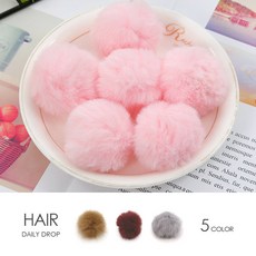 kirakirashop 몽실몽실 방울털 헤어끈 AHC1072