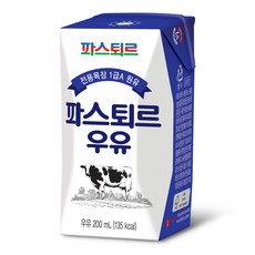 파스퇴르 파스퇴르 멸균우유200ml(18팩), 24팩, 200ml