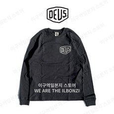 데우스 엑스 마키나 긴팔 롱 티셔츠 ZAO LS TEE 블랙 DPT22013A