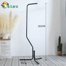 원형 새장 철제 앵무새 블랙 날림장 장식 패키지3 둥지 농장 스틸 화이트 새집 풀둥지, 패키지3(블랙) 지름 33CM 높이 71CM, 1개