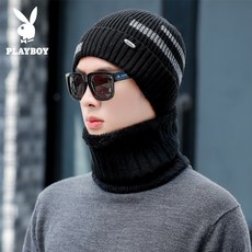 Dec.09 153번 플레이보이 옴므 모자 겨울 털모자 윈드스토퍼 야상 기모 덧신Z
