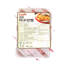 선진 카나디언햄 1kg 냉동 피자토핑 햄, 1개