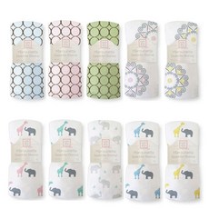 스와들 Swaddle Designs 블랭킷 아기 속싸개 여름 면이불, SD-050PP - 겉싸개