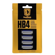 헤드 HEADBlade 남성용 HB4 리필 면도 면도날 4개 1팩 377573