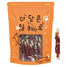 멍멍 이빨깨끗 근육튼튼 오리고기막대껌 개수제간식 갱얼쥐, 오리, 1개
