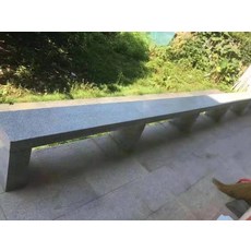 야외벤치 화강암 대리석 스툴의자 실외 정원 화원 등받이 공원 레저테이블의자 가정용, T08-1.5미터길이 돌 벤치 등받이 X