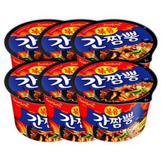 삼양 볶음 간짬뽕 컵라면 큰사발 사발면 큰컵 6입