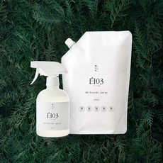 순백수 히노키 스프레이(편백살균탈취제) 500ml + 리필팩 2L, 단품