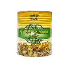 늘푸른식품 할라페뇨 3Kg 대용량 업소용 고추피클, 1, 1