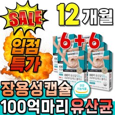 100억유산균 프로바이오 12개월분 30캡슐x12박스 장용성 캡슐 람노스 유산균 제3세대 신바이오스틱 100억보장유산균 리얼 스틱스 신바이오스틱 프로바이오스틱스 임신초기 유산균