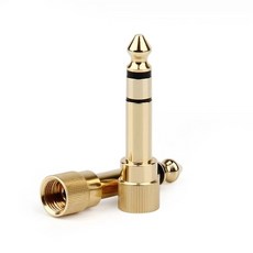  혼케이블 무저항잭 저항잭 이어폰 y잭 AUX 케이블 단자 헤드폰 6.35mm 남성 - 3.5mm 여성 잭 3.5 스피커 커넥터 오디오 어댑터 3.5 잭 aux 변환기 스피커 잭, 50개 