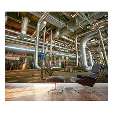 EOM - Industrial Zone Steel Pipeline and Eq [100"x144"- Artwork - 15] - E0528077JTYDTY4, 100"x144"- Artwork - 15