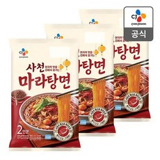 CJ 사천마라탕면 2인분 434g X 3봉, 없음, 상세설명 참조