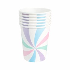 롤리팝 컵 8oz 6입 [레인보우], 6개