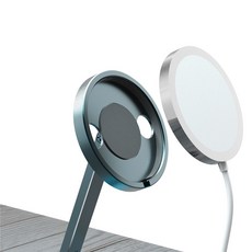 아이폰을위한 홀더 원래 Magsafe 무선 충전기 아이폰 12 미니 프로 최대 알루미늄 합금 스탠드에 적응 (충전 부품없이)|휴대폰 충전기|, 1개, 단일, 단일