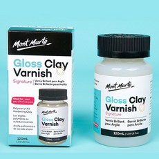 몽마르뜨 점토 바니시 모음 Mont Marte Gloss Clay Varnish (20/60/120ml), 몽마르뜨 점토 바니시 20ml, 1개