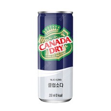 코카콜라 캐나다 드라이 클럽소다 250ml X 30캔(1박스) 탄산 음료수, 1박스