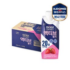 하이뮨 프로틴 밸런스 액티브 딸기, 250ml, 18개