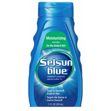 Selsun Blue 셀선 블루 Medicated Shampoo 메디케이티드 비듬샴푸 11oz(311g), 1세트