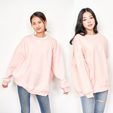 남여공용 기모 맨투맨 박스 후드티 남자 여자