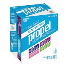 Propel 프로펠 제로 슈가 파우더 버라이어티 40개입, 1개, 40정