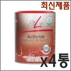 독일 pm 피트라인 액티바이즈 4통 비타민 A C 스테비아 함유제품, 175g, 4개