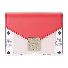 미국직배송 여자 여성 카드지갑MCM Patricia Visetos 가죽 Block Flap 지갑Two-Fold Small 12559