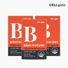 셀게이트 바나바잎 추출물 혈당케어 프로 800mg x 30정, 3개