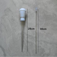 사이펀 긴 피펫 수족관 어항 진공 청소기 물 교환기용 간단한 청소 도구 28cm 45cm 30ml 50ml, White 58cm, 1개
