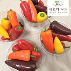 바르다야채 국내산 미니파프리카 250g 500g 1kg 2kg, 4개