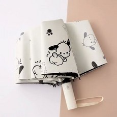 산리오 파차 강아지 우산 여학생 이중 용도 접이식 자외선 차단 양산 집들이 파티 생일 선물 10050060421902751