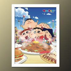 학산문화사 짱구는 못말려 직소퍼즐, 300피스, 혼합색상 액자세트, 1개 300피스, 혼합색상 액자세트, 1개