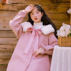 레드 망토 케이프 판초 모직코트 여성의류 겨울 가을 계절 하프기장