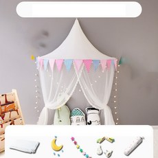 칠나무 새로운 어린이텐트 유아용 공주집 플레이 하우스 소꿉놀이 룸앤홈 텐트 아기놀이터 WPP0708-15, 1.5M화이트