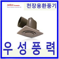 (도스코산업 ) DSF-NTD 고풍력 저소음 욕실용팬 창고 화장실 식당등