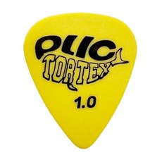 1.0mm 일렉기타피크 스탠다드 옐로우 pdtK262, 1개