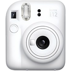 instax 拍立得相機 寶麗萊, mini 12(Clay White), Clay White, 1個